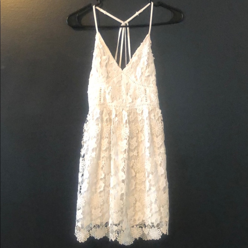 White Hollister dress